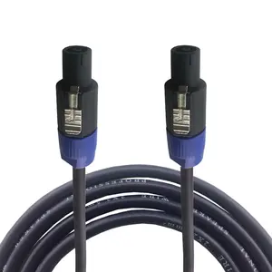 NL4FC Speakon Cable Om Plug Cable de altavoz de 4 pines para altavoz activo M/M 1M 2M 3M 5M 10M de alta calidad