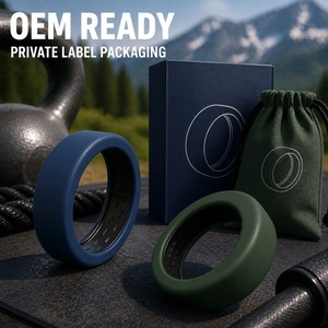 เคสซิลิโคน Oura Ring 5/4 Galaxy Ring RingConn Ultrahuman สีเขียวน้ำเงิน สำหรับปกป้องแหวนสมาร์ทฟิตเนส เหมาะสำหรับการฝึกความแข็งแรง ผู้ชาย - Product Image 2