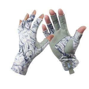Microfiber-Tech Fingerless Half-Finger <b>Gardening</b> Gloves Sun Protection Waterproof Palm Protection <b>Hook</b> Loop Fishing Gloves - Product Image 1