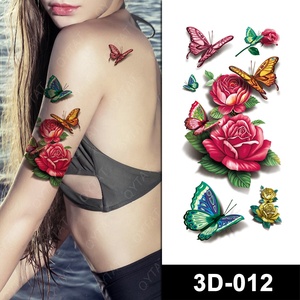 Tatuaggi Temporanei Personalizzati a Farfalla per Donne e Ragazze, Impermeabili, di Lunga Durata, Alta Qualità, Sexy e Colorati - Product Image 4