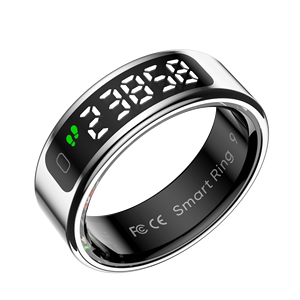 Anneau intelligent R11, tracker d'activité étanche pour hommes et femmes, moniteur <span class=keywords><strong>de</strong></span> fréquence cardiaque et <span class=keywords><strong>de</strong></span> <span class=keywords><strong>sommeil</strong></span>, contrôle tactile léger, application <span class=keywords><strong>de</strong></span> santé, contrôle Android - Product Image 2