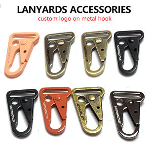 Lanière en polyester <span class=keywords><strong>de</strong></span> luxe personnalisée OEM avec logo en feuille d'or en relief 3D, crochet en forme d'aigle, porte-clés écologique pour cadeaux promotionnels - Product Image 5