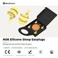 Penutup Telinga untuk Tidur Menyamping, Filter Profil Rendah, Dapat Digunakan Kembali, Khusus Wanita, Pelindung Pendengaran, Grosir, Anti Dengkuran, Silikon Cetak untuk Tidur Menyamping