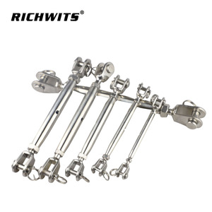 RICHWITS Tensor de acero inoxidable tipo europeo de cuerpo cerrado con mordaza y ojo para gestión de cuerdas métricas ZB6804 - Product Image 5