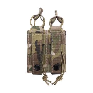 SINAIRSOFT Pochettes tactiques durables et respirantes pour magazines, en nylon 500D, design découpé au laser 9 mm, équipement de défense personnelle, élastique latéral - Product Image 2