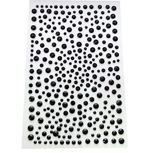 1 feuille d'autocollants multicolores à paillettes pour le <span class=keywords><strong>visage</strong></span> et le corps, outils de maquillage auto-adhésifs avec - Product Image 1