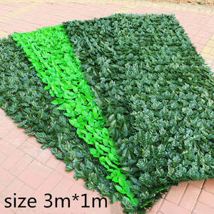 Planta de pared de hierba Artificial para exteriores, Seto de hoja verde Vertical de la <span class=keywords><strong>mejor</strong></span> calidad, enrollado de hojas de hiedra, valla Artificial para pared, M3147 - Product Image 4