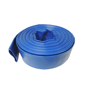 Manguera Plana de PVC Duradera para Riego y Drenaje, Ligera, Flexible, de Alto <span class=keywords><strong>Flujo</strong></span> y Alta Presión, Ecológica, con Certificación CE e ISO, Conector Camlock - Product Image 1