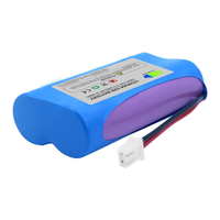 Vente en gros d'usine, pack de batteries au lithium 18650, pack de batteries au lithium-ion cylindriques 1S2P, 3,7 V, 4400 mAh, pour aspirateur de voiture