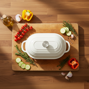 Marmite en fonte émaillée <span class=keywords><strong>pour</strong></span> la cuisson du <span class=keywords><strong>pain</strong></span>, moule à <span class=keywords><strong>pain</strong></span> en fonte et moule à <span class=keywords><strong>pain</strong></span> <span class=keywords><strong>de</strong></span> mie avec couvercle - Product Image 3