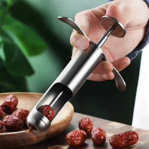 Práctico deshuesador de jujube de acero inoxidable 304, removedor manual de semillas de frutas para uso doméstico en la cocina - Product Image 5
