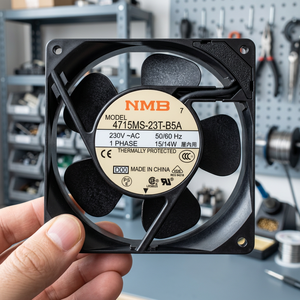 Ventilador Axial NMB 4715MS-23T-B5A 220V 50/60Hz Monofásico con Protección Térmica para Uso en Interiores 12038 RPM 220W - Product Image 3