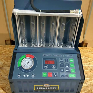 Tektino INJ-6B 6 silindir ultrasonik yakıt enjektörü temizleme ve test makinesi otomotiv enjektörleri her türlü destek - Product Image 1
