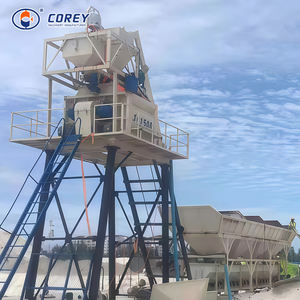 โรงงานผสมคอนกรีต HZS75 ยี่ห้อ Corey พร้อมปั๊มและมอเตอร์ ควบคุมด้วยระบบ PLC สำหรับอุปกรณ์วิศวกรรมก่อสร้าง - Product Image 3