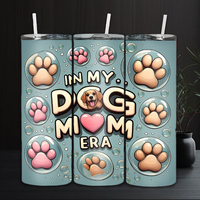 Gobelet personnalisé pour maman de chien de 20 oz, motif de patte, best-seller, stock américain et livraison gratuite
