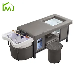 Luxury Beauty Salon Hair Wash Thai Foot Massage Table Head Spa Shampoo Sink Bed