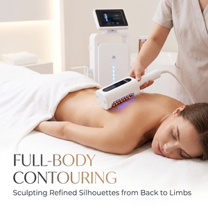 Appareil de massage corporel 3-en-1 avec trois poignées pour la réduction de la cellulite et le remodelage, idéal pour salons de beauté, spas et vente en gros - Product Image 4
