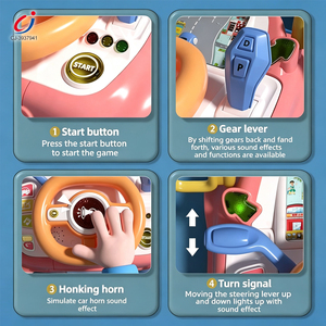 Giocattolo Educativo Chengji, Simulatore di Guida Multifunzionale con Luci, Musica e Volante Elettrico per lo Sviluppo Cognitivo - Product Image 3