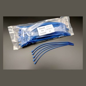สายรัดเคเบิล PTFE ขนาด 3.6x150 มม. สีฟ้า  สายรัดซิปฟลูออโรโพลิเมอร์ บรรจุ 100 ชิ้น/ถุง ทนความร้อนสูง ทนสารเคมี - Product Image 3