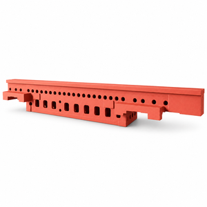 Componentes de fundición personalizados para torno CNC: Moldeado de resina de furano para cama de torno CNC - Product Image 2