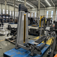 Máquina de remo sentado con pilas de pesas seleccionables y múltiples asas de agarre para proyectos de gimnasios y clubes de fitness
