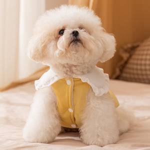 ONESTEP pakaian hewan peliharaan, kerah kelinci lucu dipertebal musim gugur musim dingin untuk anjing kecil mantel katun pakaian kucing - Product Image 3