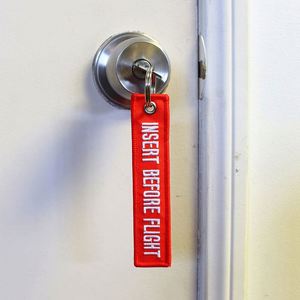Porte-clés en tissu brodé double face avec logo personnalisé, étiquette de clé personnalisée pour les activités promotionnelles - Product Image 5