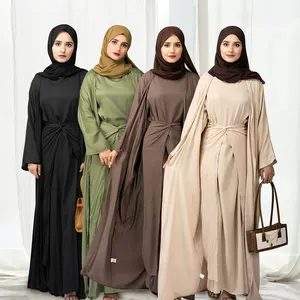 Gaun panjang Satin dewasa Harga Murah gaun tunik dewasa gaun polos L