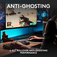 Logitech G G413 TKL SE Mechanical Gaming Keyboard Compact Backlit Tactile Mechanical Switches Anti-Ghosting Compatible Windows