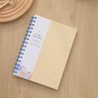 Cahier à spirale A5 personnalisé-Vente en gros de cahiers scolaires au design floral pour étudiants