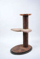 Arbre à chat USMILEPET, structure écologique, respectueuse des animaux, en chêne naturel, structure d'escalade pour chat, forme et couleur personnalisées pour chat d'intérieur