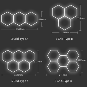 Đèn <span class=keywords><strong>LED</strong></span> hình tổ ong lục giác dùng cho rửa xe, kiểm tra, chi tiết, nhà để xe, chiếu sáng, đèn, thiết bị chiếu sáng - Product Image 6