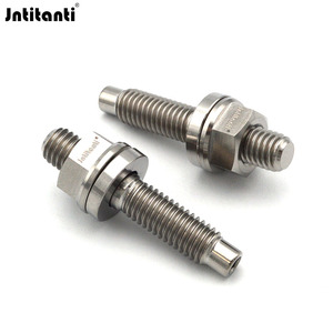 Tornillo de Aleación de Titanio Jntitanti Nuevo Gr.5 M10 <span class=keywords><strong>M8</strong></span> Grado 10.9 con Tratamiento de Superficie PVD y Tuerca de Brida para H2 - Product Image 5
