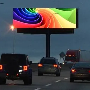 आउटडोर डिजिटल विज्ञापन बिलबोर्ड P8 P10 विज्ञापन उपकरण विज्ञापन प्रदर्शन के साथ डिस्प्ले स्क्रीन का नेतृत्व किया