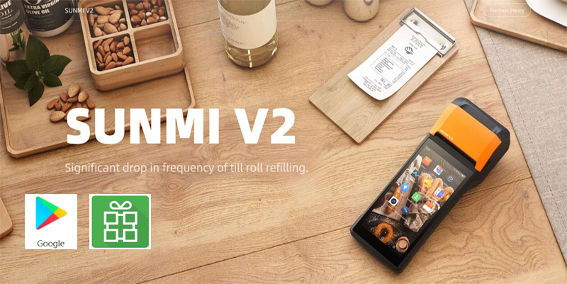 SUNMI V2 Pro Touch Screen POS System Terminal with 58MM Printer
