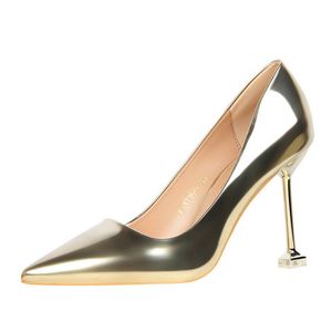 2024 di vendita calda oro argento nero tacchi alti <span class=keywords><strong>scarpe</strong></span> a spillo per la festa - Product Image 4