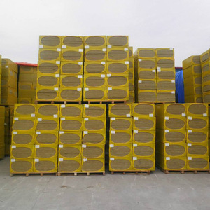 Bordo di lana minerale di roccia 80Kg/M3 isolamento termico ignifugo muro esterno <span class=keywords><strong>pietra</strong></span> isolante per lana di roccia - Product Image 1