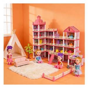 Miniatura de casa de plástico para exhibición, bandeja para pasteles, cuencos, jarrones, muebles, regalo educativo y creativo para niños, adultos, coleccionistas y aficionados. - Product Image 1