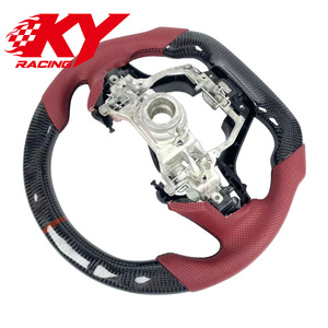 Volante Deportivo Personalizado de Fibra de Carbono para Lexus IS NX RC 200 250 300 350 GX GS ES ISF RCF, Accesorios Interiores para Automóvil - Product Image 3