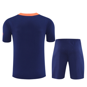 Sommer-Fußballuniform Kurzarm-Trainingsanzug Trikot 25/26 Barcelona Atmungsaktives Polyester Schnelltrocknend Rundhals Unisex - Product Image 2
