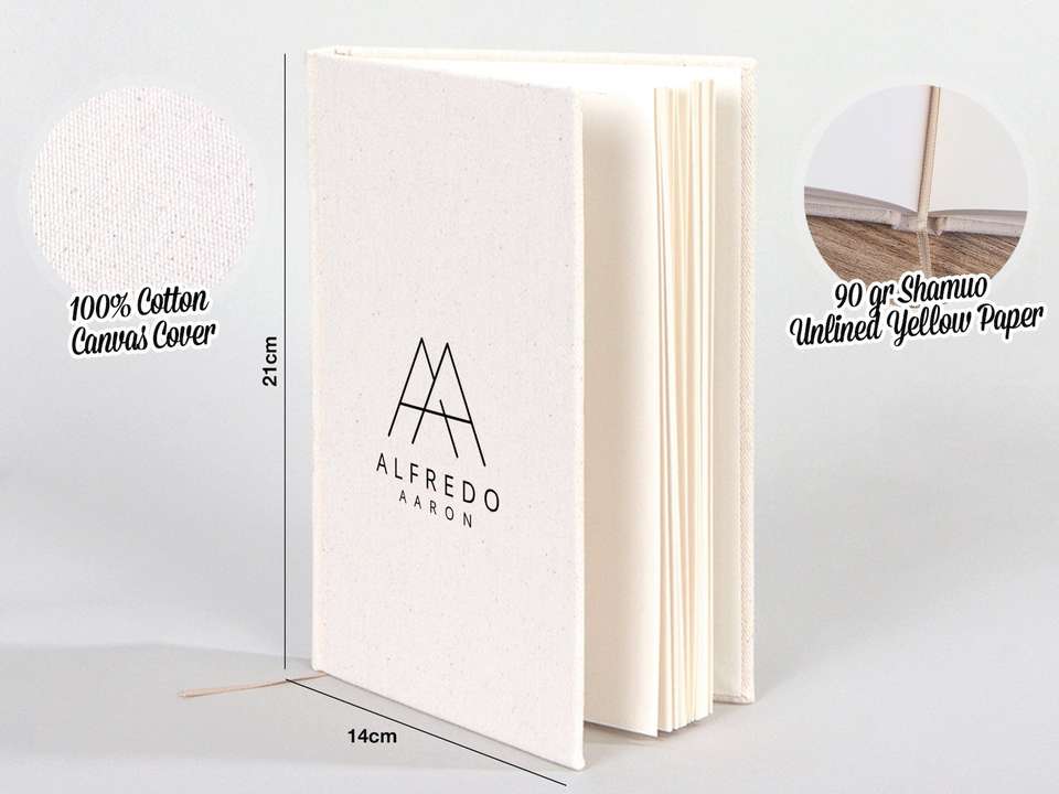 Custom Notebook A5 Blank Journal Logo Printing Business Branding ...