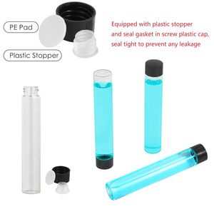 หลอดพลาสติก PET เกรดอาหาร ขนาด 120 มม. ป้องกันเด็กเปิดได้ พร้อมฝาเกลียว ขายส่ง - Product Image 2