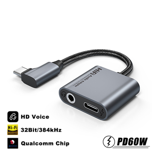 <span class=keywords><strong>USB</strong></span> Typ C auf 3,5 <span class=keywords><strong>MM</strong></span> Jack Aux <span class=keywords><strong>Adapter</strong></span> Mit 60W PD <span class=keywords><strong>USB</strong></span>-C Kopfhörer Konverter Digital Decoding Audio OTG HiFi Gaming <span class=keywords><strong>Adapter</strong></span> - Product Image 4