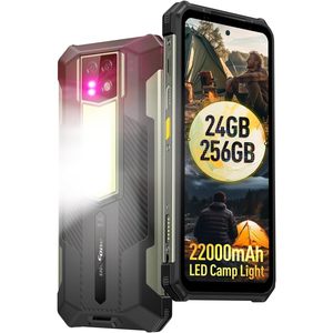 Téléphone robuste Ulefone Armor 24, 24 Go, 256 Go, batterie 22000 mAh, lampe de camping LED, utilisation en extérieur - Product Image 1