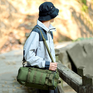 มาซาเวย์กระเป๋าเป้สะพายหลังยุทธวิธีความจุขนาดใหญ่กันน้ำกีฬากลางแจ้งกระเป๋าสะพายไหล่ผู้ชายสีเขียวฤดูใบไม้ผลิ 2025 - Product Image 1