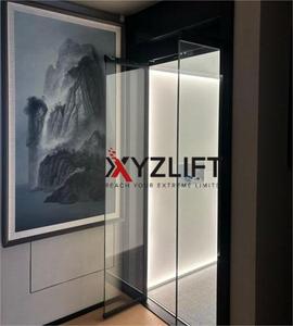 Lift EN81-41 2 lantai Lift hidrolik, untuk rumah Villa harga rendah perumahan Lift rumah penggunaan dalam dan luar ruangan - Product Image 6