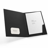 Dossiers de présentation en carton A4 personnalisés avec pochette, prix de gros abordable