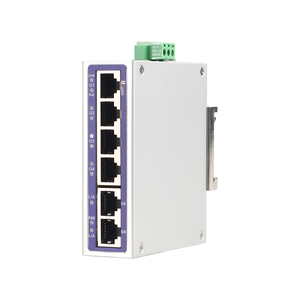 Commutateurs réseau industriels Gigabit 4 ports PoE + 2 ports RJ45 Uplink pour montage sur rail DIN IP30 pour la surveillance CCTV/les télécommunications - Product Image 3