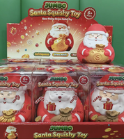 Jouet Squishy Géant Bonhomme de Neige de Noël à Rebond Lent, Anti-Stress et Décompression pour Adultes - Vente Flash