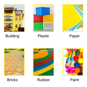 Oxit sắt màu vàng sắc tố ferric oxide xây dựng lớp phủ mái ngói sắc tố cho bê tông và xi măng MF <span class=keywords><strong>Fe2O3</strong></span> bột mô hình - Product Image 5